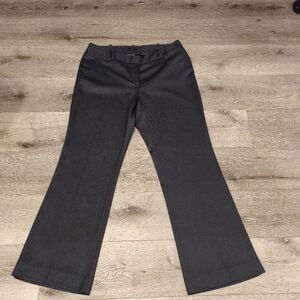 Worthington Womens Blue and Brown Curvy Fit Trousers Size 10